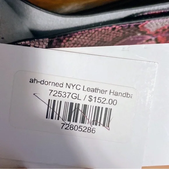 Ah-Dorned NYC Handbag NEW!! - Picture 4 of 4